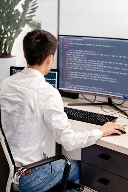 Code-Editor mit technischen Frameworks